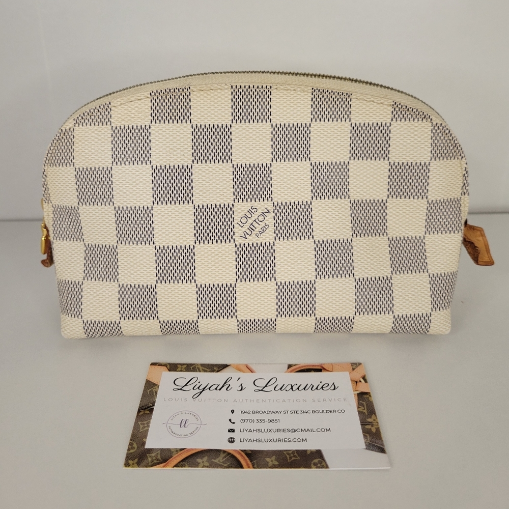 Louis Vuitton Damier Azur Cosmetic Pouch PM